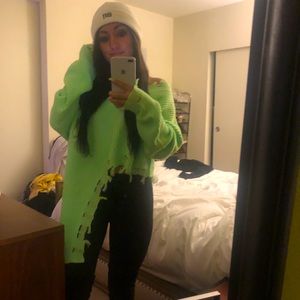 Green Fashion Nova sweater